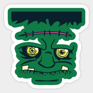 Frankenstein's Monster Halloween Costume Tee shirt Sticker